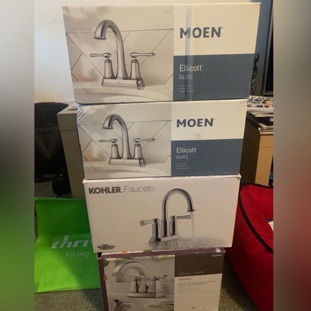 Bathroom faucets Brand New in Box